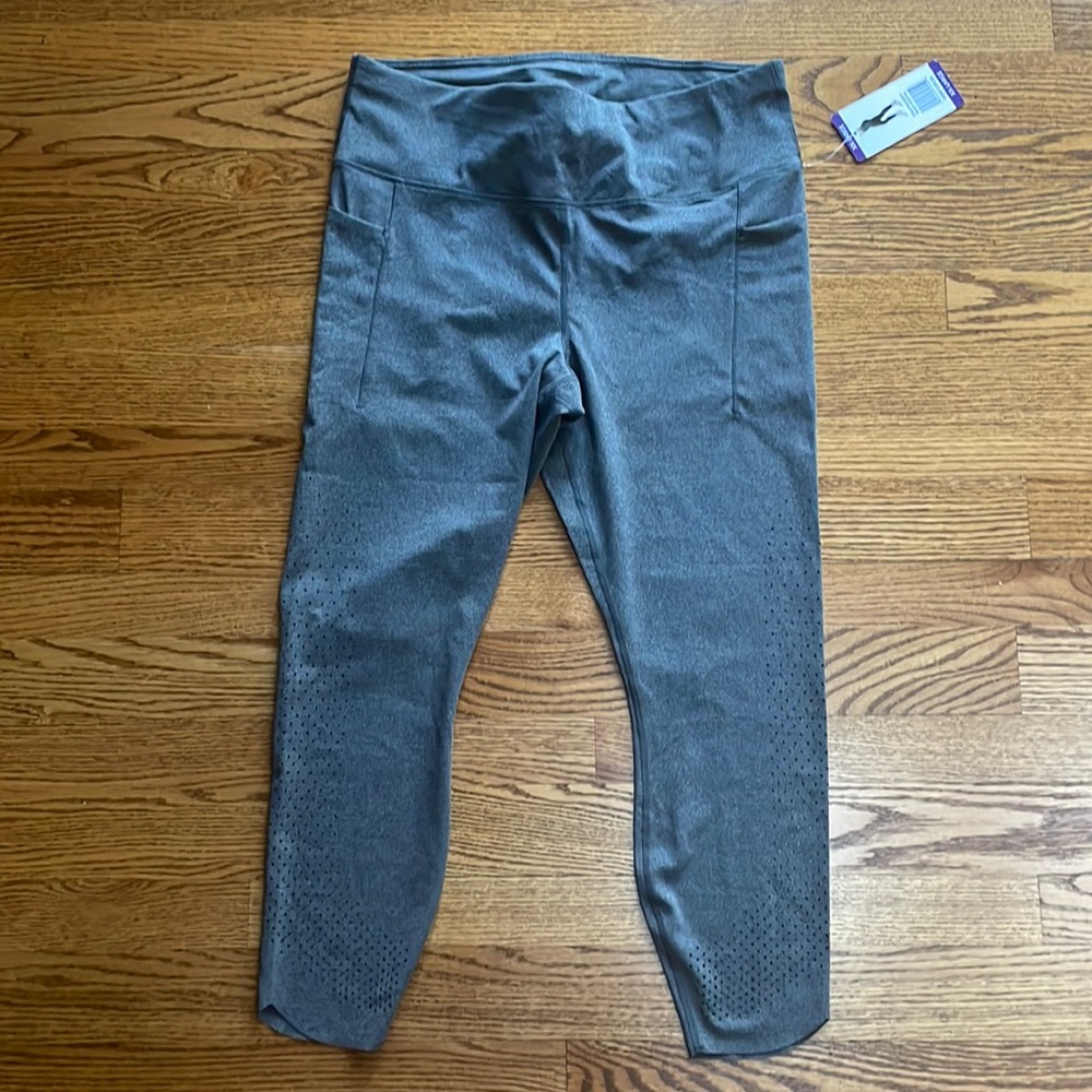 Active Life Black Heather Workout Yoga Pants Size XXL